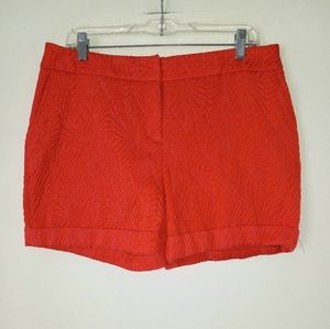 Apt 9 textured shorts pink size 12 cuffed with front and back pockets